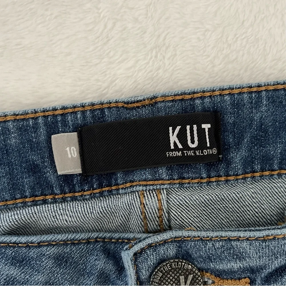 Kut from the Kloth Catherine Fab Ab High Rise Boyfriend Jeans Stretch Denim - Picture 4 of 16